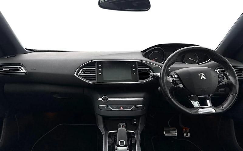 Used Peugeot 308 GT-line 131 HP (96 kW) 2019 Black Hatchback