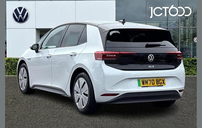 Used VW ID.3 Pro Performance 150 kW (204 HP) 2020 White Hatchback