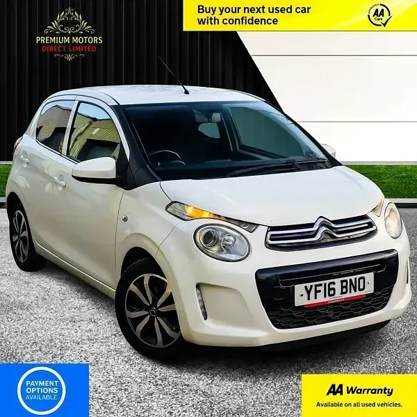 Used Citroën C1 Flair 82 HP (60 kW) 2016 White Hatchback
