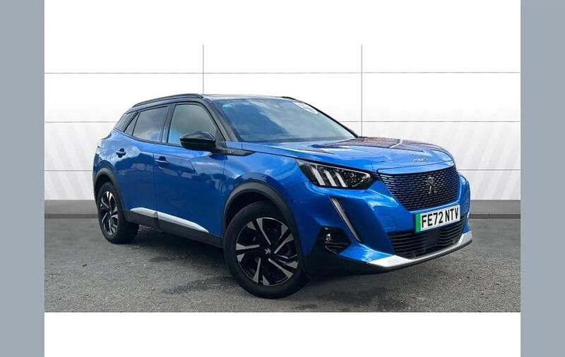 Used Peugeot e-2008 GTi 100 kW (136 HP) 2022 Blue SUV