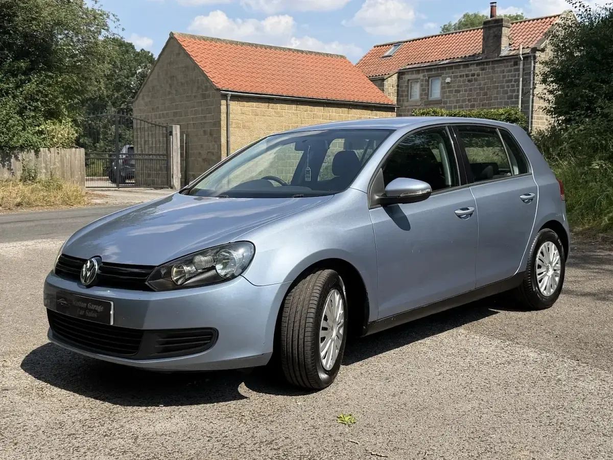 Used VW Golf VI S 102 HP (75 kW) 2009 Blue Hatchback
