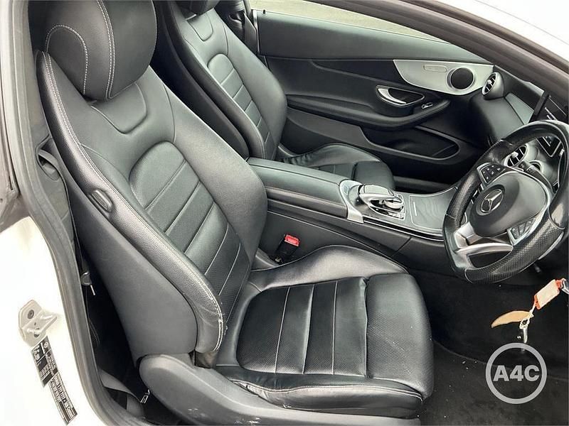 Used Mercedes C220 AMG line 170 HP (125 kW) 2016 White Coupe