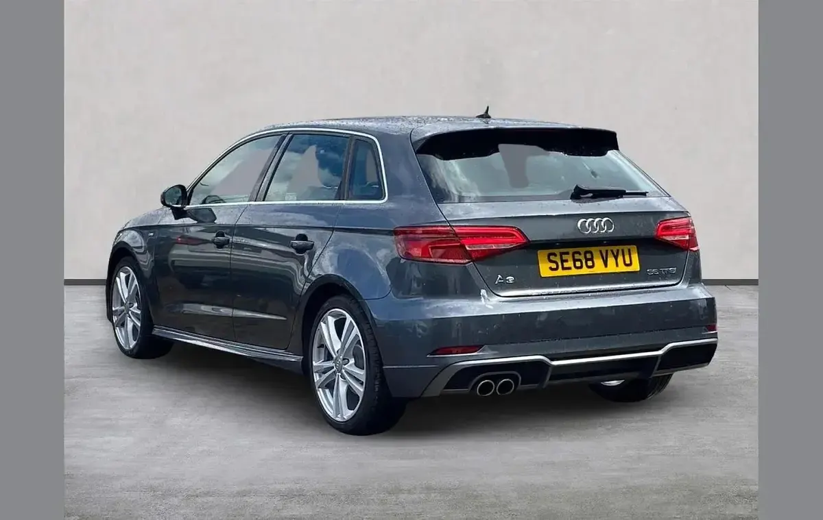 Used Audi A3 S-Line 150 HP (110 kW) 2019 Grey Sedan