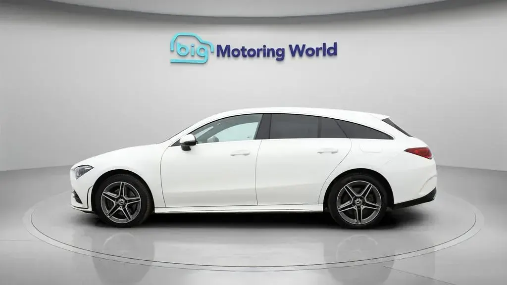Used Mercedes CLA250e Shooting Brake AMG line 2022 White Estate