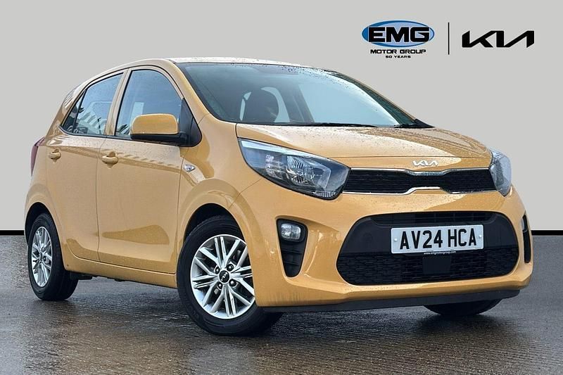 Used Kia Picanto 66 HP (48 kW) 2024 Yellow Hatchback