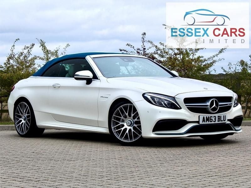 White Used 2017 Mercedes C63 AMG Premium Cabriolet | £46,495 - Image 1/4