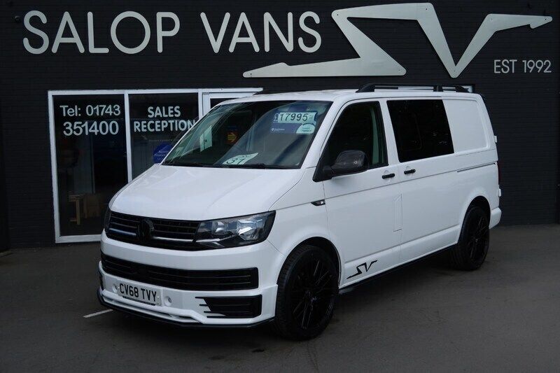 White Used 2018 VW T6 Startline Van | £17,995 (Expensive) - Image 1/4