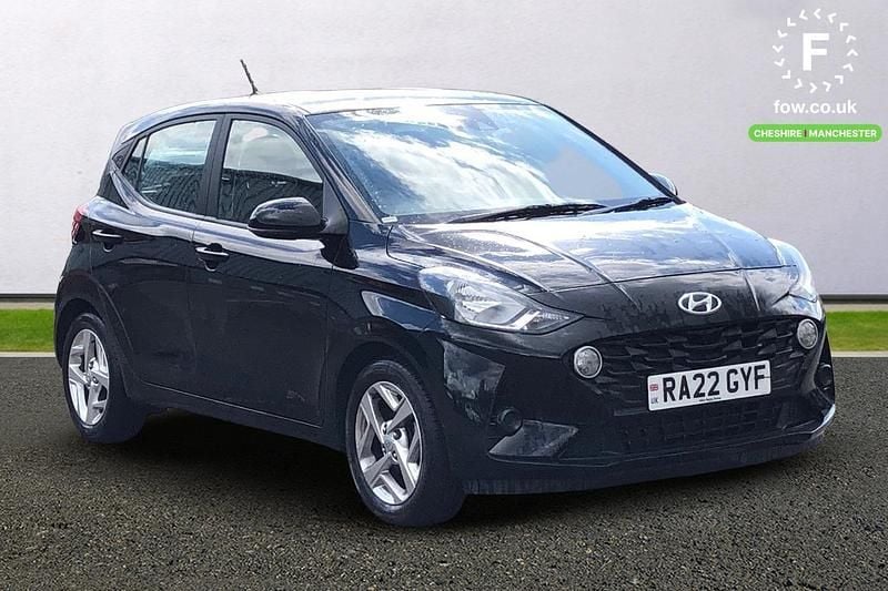 Black Used 2022 Hyundai i10 SE Hatchback | £13,699 (Fair price) - Image 1/3