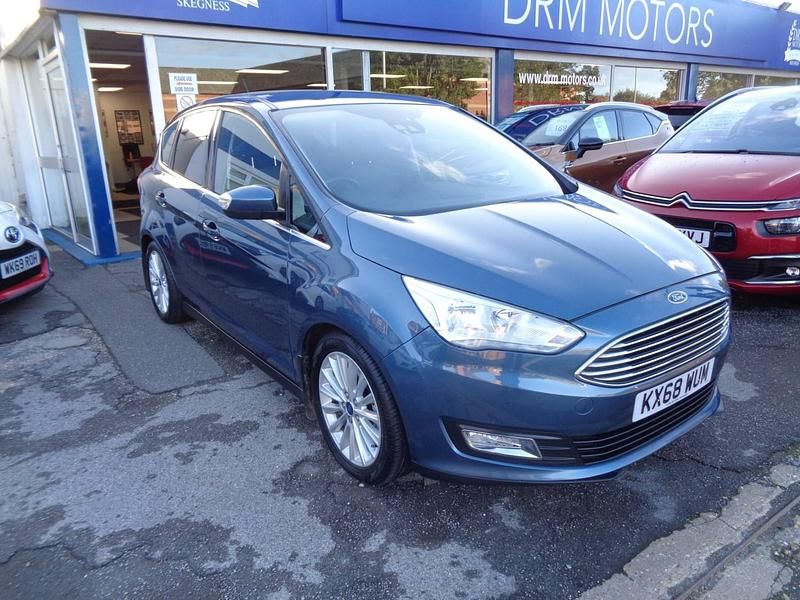 Blue Used 2019 Ford C-MAX Titanium MPV | £10,495 (A bit pricey) - Image 1/4