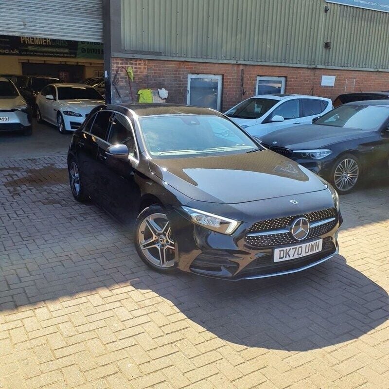 Black Used 2020 Mercedes A200 AMG line Hatchback | £13,995 (Super price) - Image 1/4