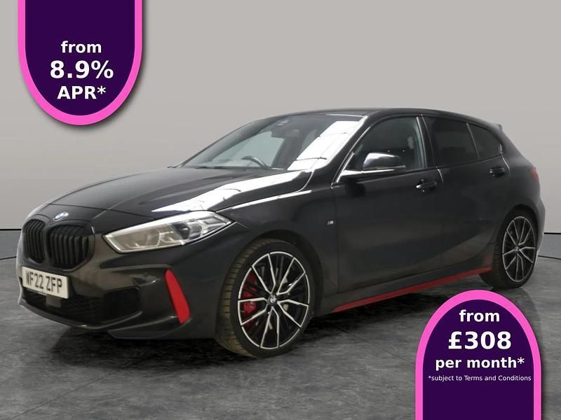 Black Used 2022 BMW 128 M Sport Hatchback | £22,776 (Fair price) - Image 1/4