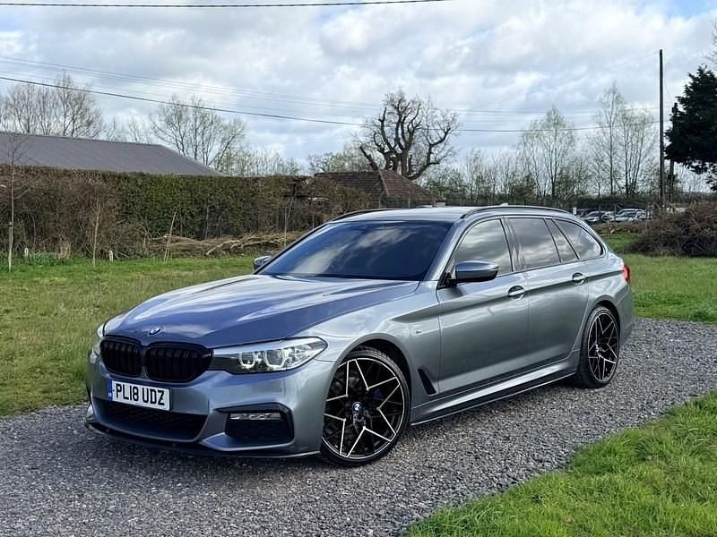 Used BMW 520 M Sport 190 HP (139 kW) 2018 Blue Estate