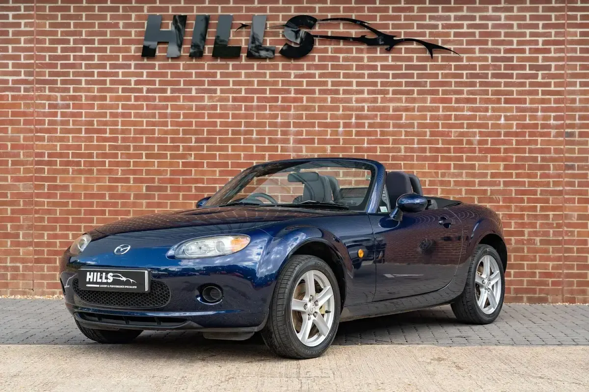 Used Mazda MX5 126 HP (92 kW) 2007 Blue Cabriolet