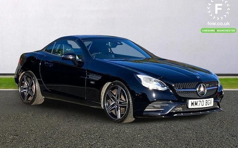 Black Used 2020 Mercedes SLC200 AMG Cabriolet | £19,799 (Fair price) - Image 1/4