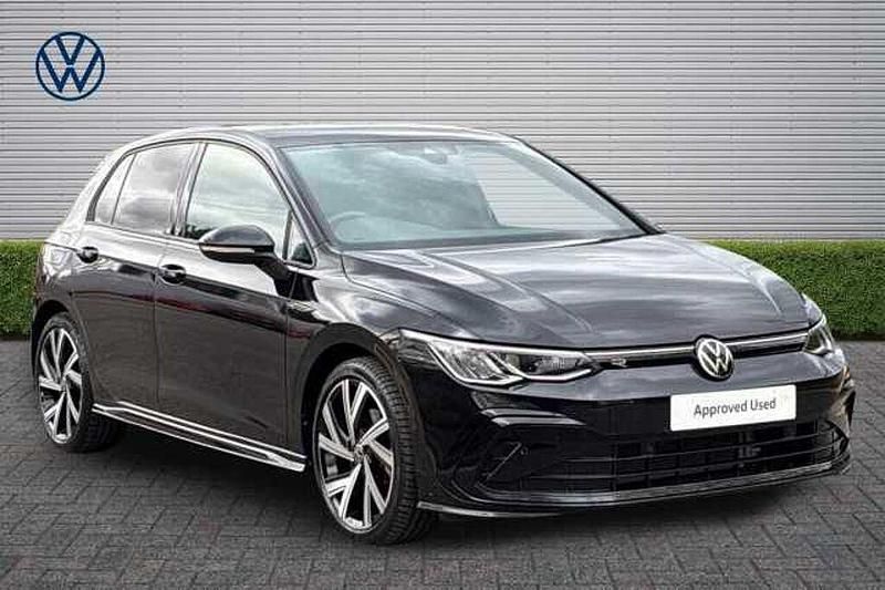 Used VW Golf VIII R-line 130 HP (95 kW) 2023 Black Hatchback