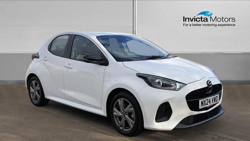 White Used 2024 Mazda 2 Exclusive-Line Hatchback | £15,750 (Fair price) - Image 1/4