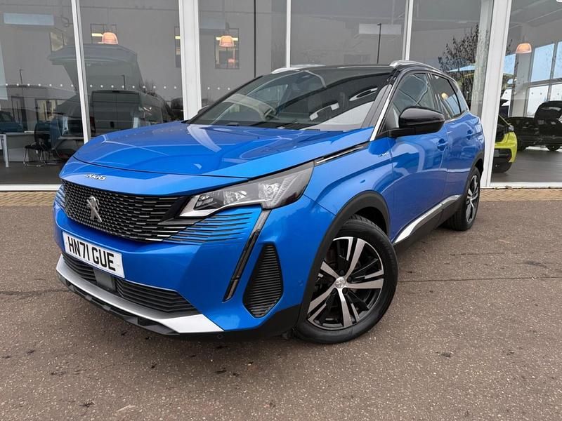 Used Peugeot 3008 Premium 296 HP (217 kW) 2021 Blue Hatchback