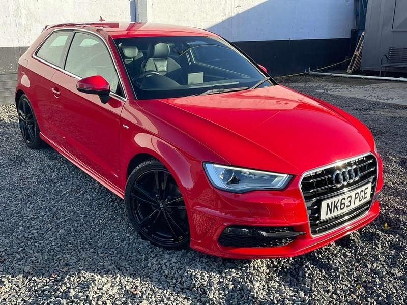 Red Used 2013 Audi A3 S-Line Hatchback | £6,495 (Fair price) - Image 1/4