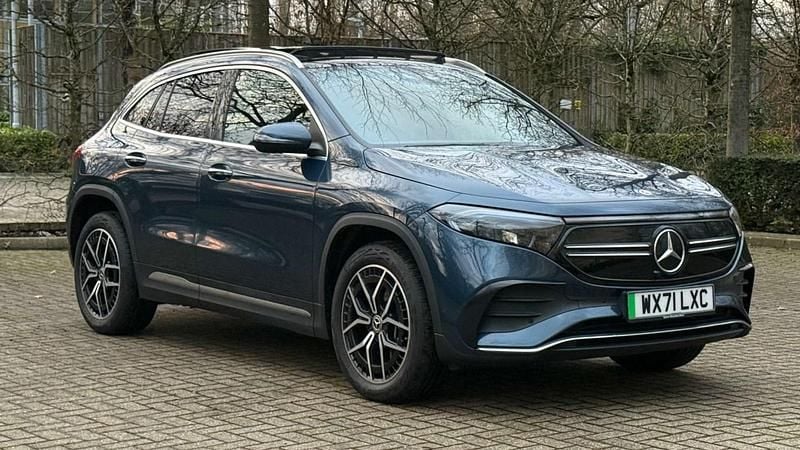 Used Mercedes EQA250 AMG Line Premium 139 kW (190 HP) 2021 Blue SUV