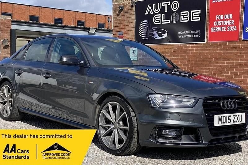 Used Audi A4 Black Edition 177 HP (130 kW) 2015 Grey Sedan