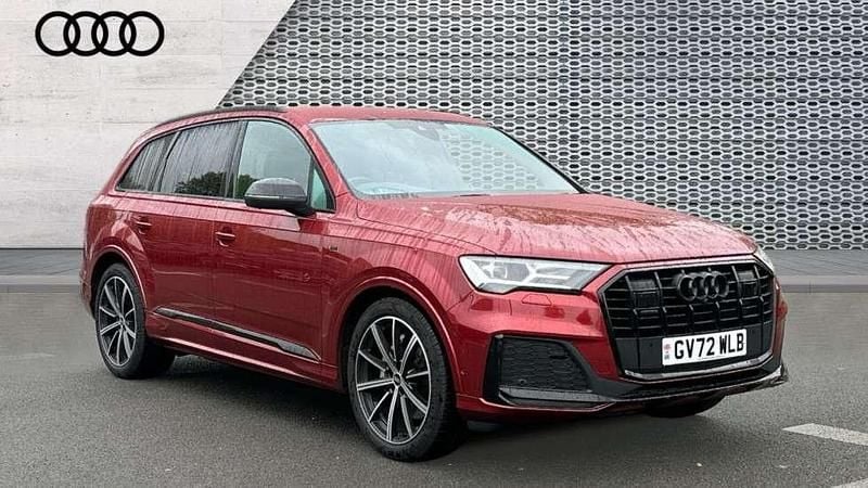 Red Used 2023 Audi Q7 Black Edition SUV | £45,930 (Fair price) - Image 1/4
