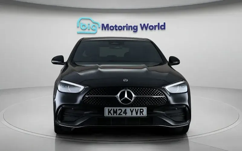 Used Mercedes C200 AMG line 224 HP (164 kW) 2024 Black Sedan