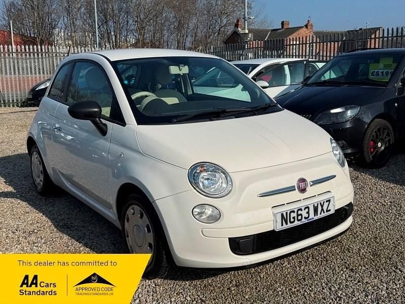 Used Fiat 500 Pop 69 HP (50 kW) 2014 White Hatchback