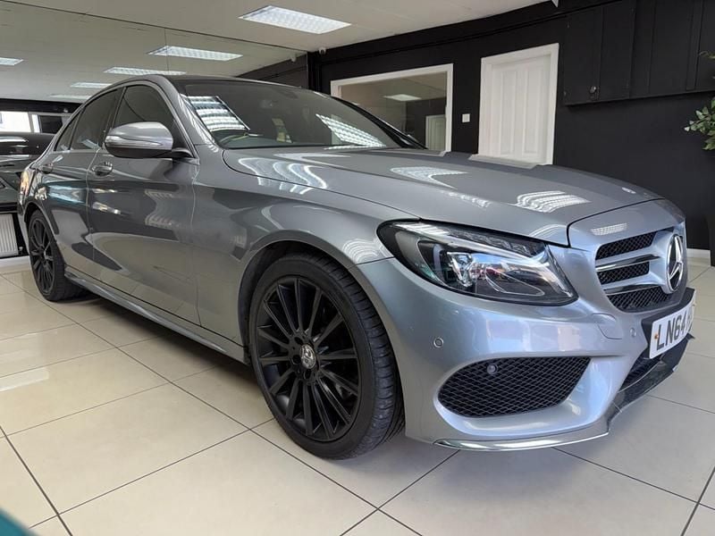 Used Mercedes C250 AMG line 2014 Silver Sedan