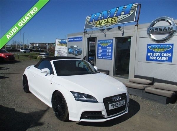 White Used 2012 Audi TT Roadster Black Edition Cabriolet | £9,295 (Fair price) - Image 1/1