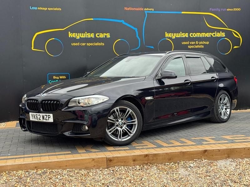 Black Used 2012 BMW 520 M Sport Estate | £5,990 (Fair price) - Image 1/4