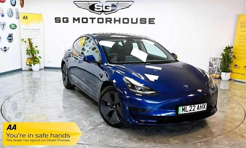 Blue Used 2021 Tesla Model 3 Standard Range Sedan | £18,985 (Fair price) - Image 1/4