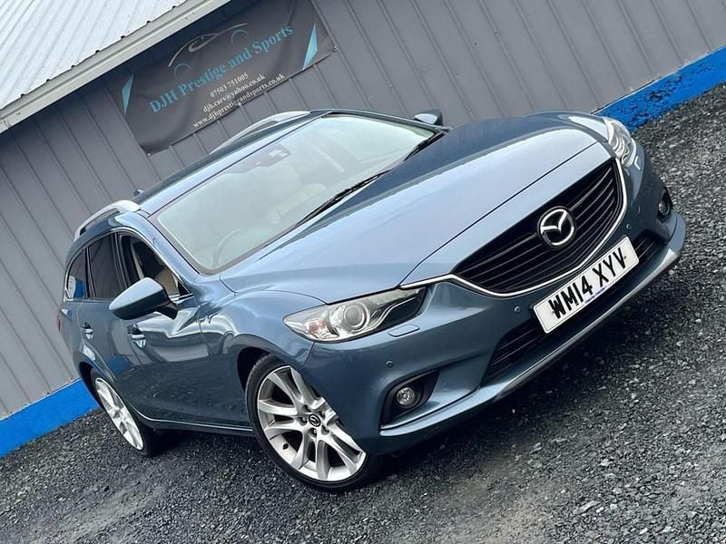 Used Mazda 6 Inclusive 150 HP (110 kW) 2014 Blue Estate