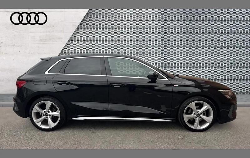 Used Audi A3 S-Line 147 HP (108 kW) 2022 Black Sedan