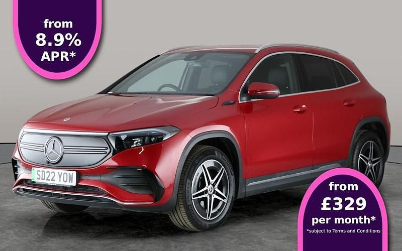 Red Used 2022 Mercedes EQA250 AMG line SUV | £22,209 (Fair price) - Image 1/3