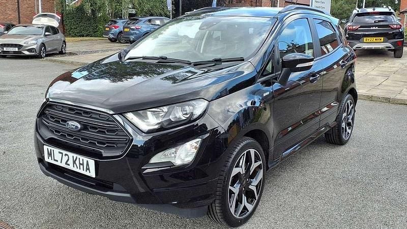 Black Used 2022 Ford Ecosport ST-Line SUV | £12,870 (Fair price) - Image 1/4
