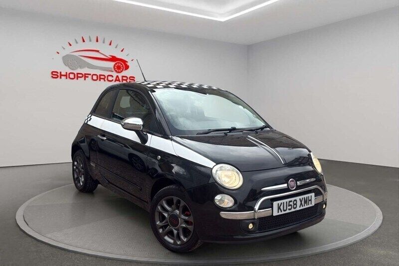 Black Used 2009 Fiat 500 Sport Hatchback | £2,250 (Fair price) - Image 1/1