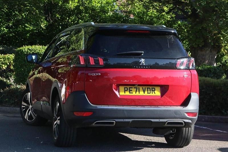 Red Used 2021 Peugeot 5008 GT MPV | £20,377 (Fair price) - Image 1/3