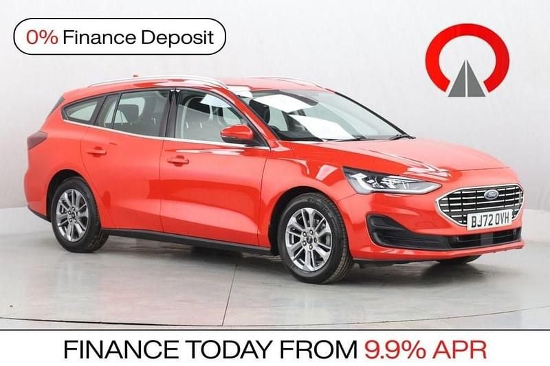 Used Ford Focus Titanium 125 HP (91 kW) 2022 Red Estate