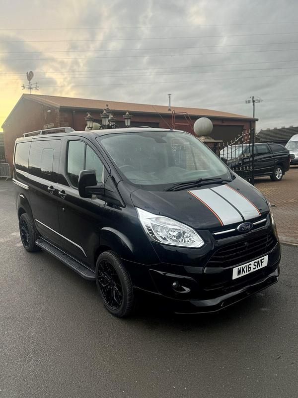 Used Ford Transit Custom Limited 125 HP (91 kW) 2016 Black Van