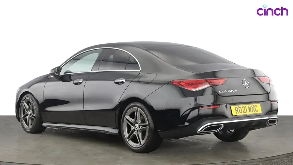 Used Mercedes CLA220 AMG Line Premium 2021 Black Coupe