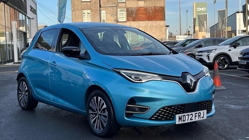 Special metallic celadon blue Used 2022 Renault Zoe Techno Hatchback | £12,117 (Fair price) - Image 1/1