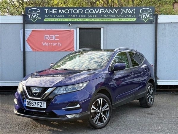 Blue Used 2017 Nissan Qashqai N-Connecta SUV | £8,290 (Fair price) - Image 1/1