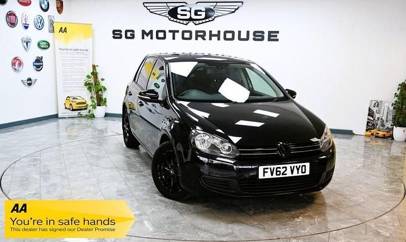 Used VW Golf VII Match 105 HP (77 kW) 2012 Black Hatchback