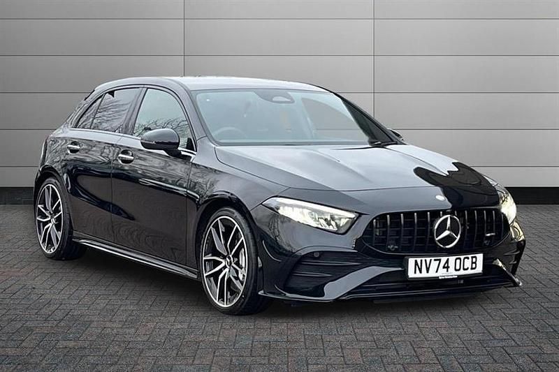Black Used 2024 Mercedes A35 AMG Edition Hatchback | £34,295 (A bit pricey) - Image 1/4