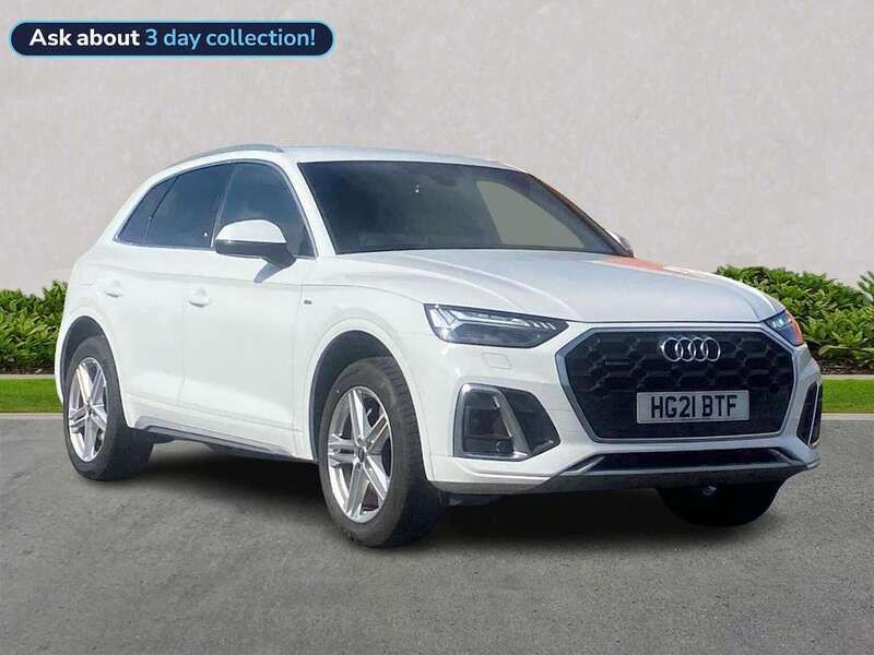 White Used 2021 Audi Q5 S-Line SUV | £30,362 (Fair price) - Image 1/4