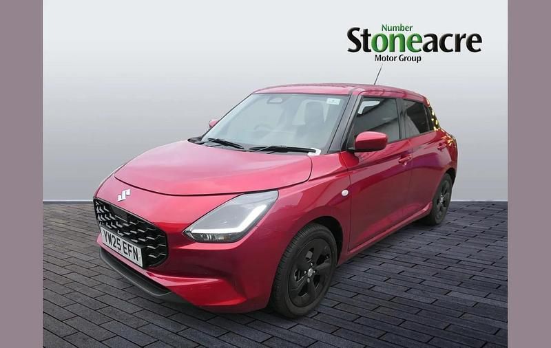 New Suzuki Swift 80 HP (58 kW) 2025 Red Hatchback