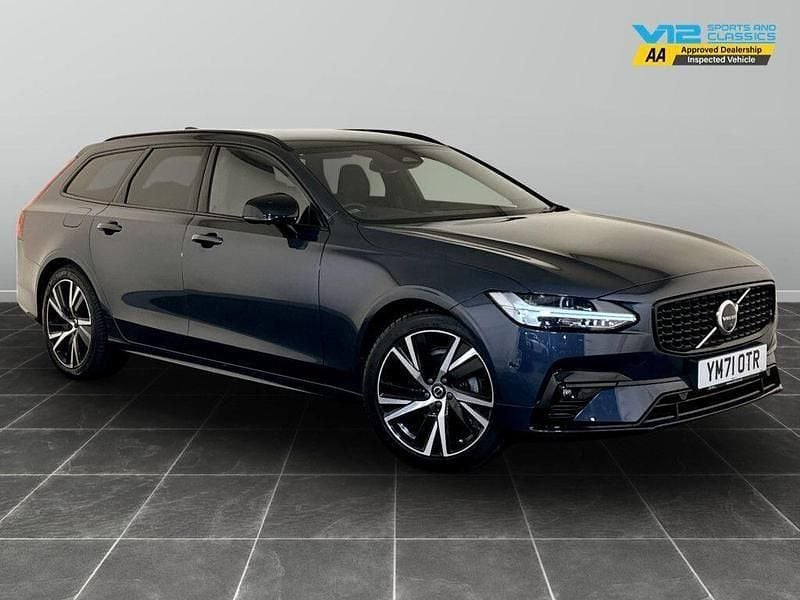 Blue Used 2021 Volvo V90 R-Design Estate | £23,795 (A bit pricey) - Image 1/2
