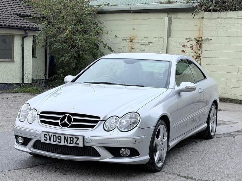 Silver Used 2009 Mercedes CLK220 Coupe | £3,990 (Fair price) - Image 1/4
