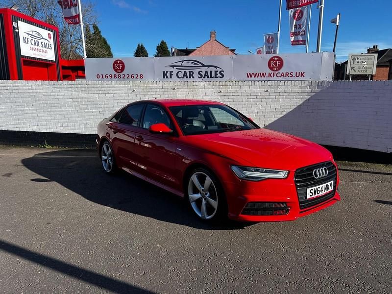 Used Audi A6 Black Edition 190 HP (139 kW) 2014 Red Sedan