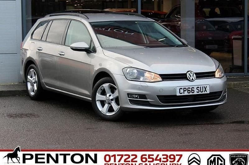 Silver Used 2017 VW Golf VII Edition Estate | £10,490 (Fair price) - Image 1/1